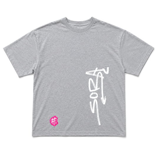 T-shirt jasno szary